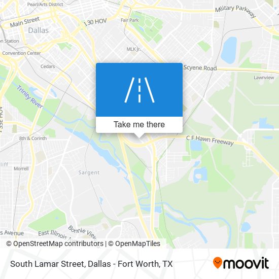 Mapa de South Lamar Street