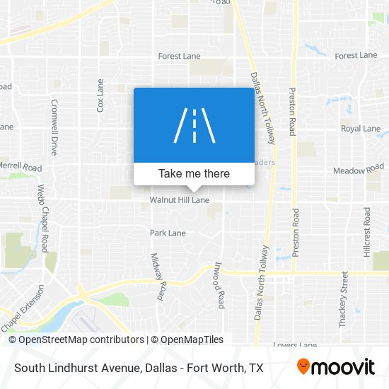 South Lindhurst Avenue map