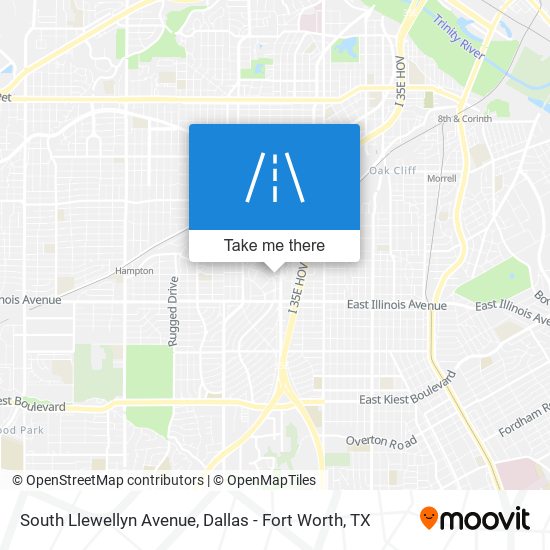 Mapa de South Llewellyn Avenue