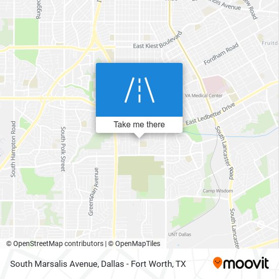 Mapa de South Marsalis Avenue