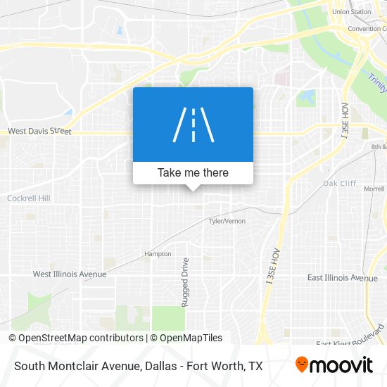 South Montclair Avenue map