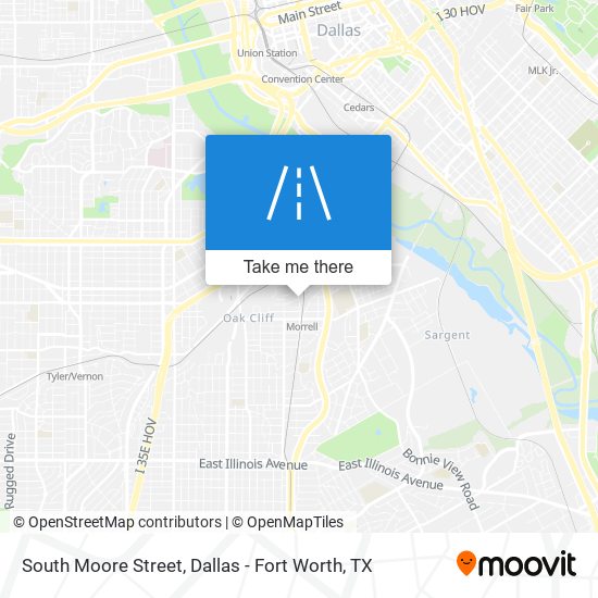 South Moore Street map