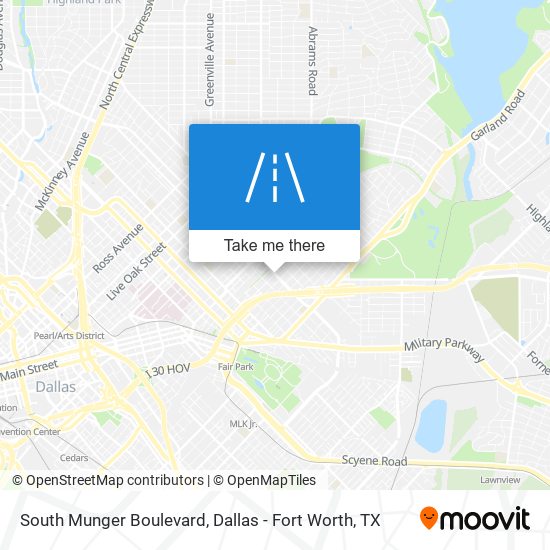 Mapa de South Munger Boulevard