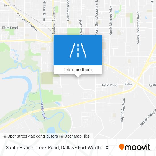 Mapa de South Prairie Creek Road