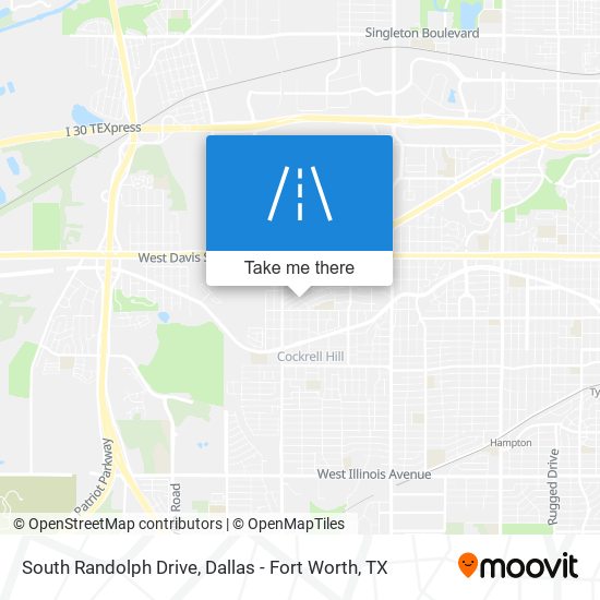 South Randolph Drive map