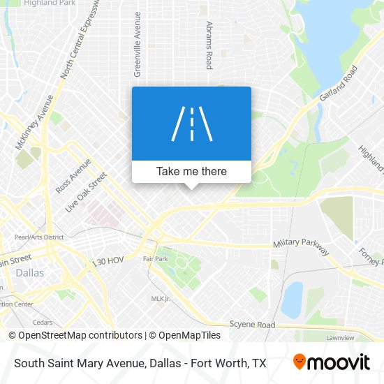 South Saint Mary Avenue map