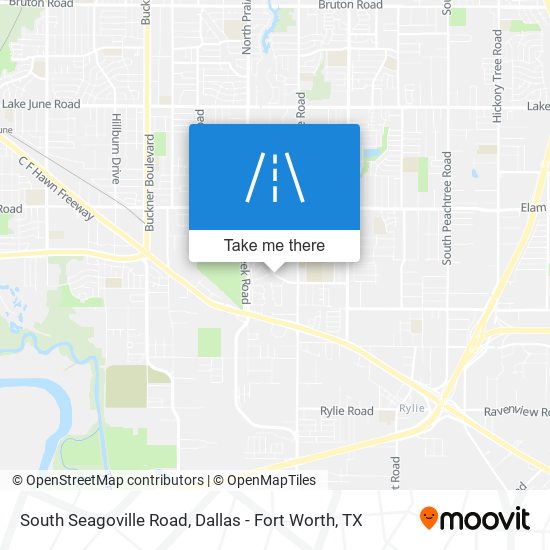 South Seagoville Road map