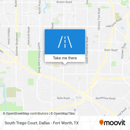Mapa de South Trego Court