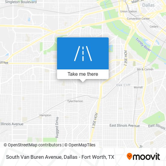 Mapa de South Van Buren Avenue