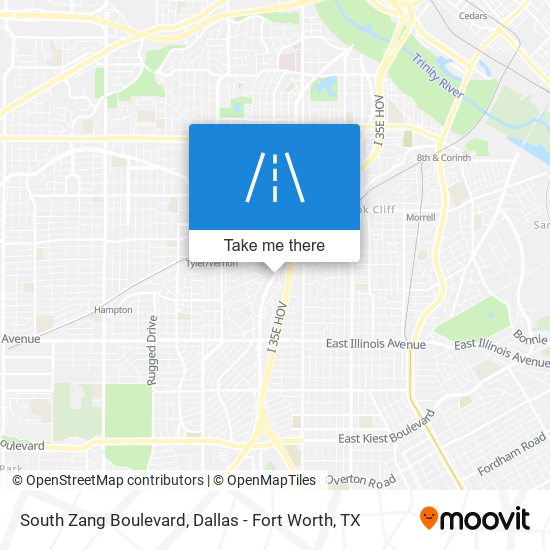 Mapa de South Zang Boulevard