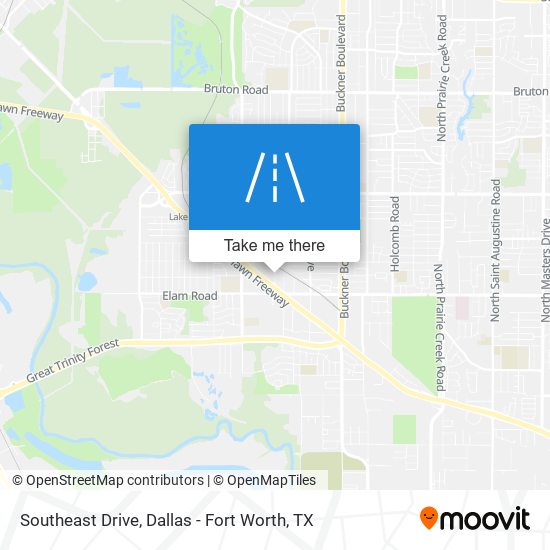 Southeast Drive map
