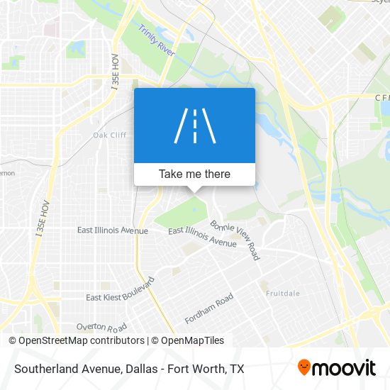Southerland Avenue map