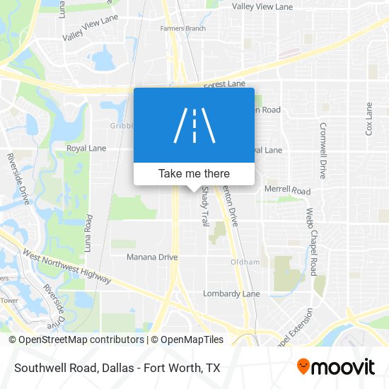 Mapa de Southwell Road
