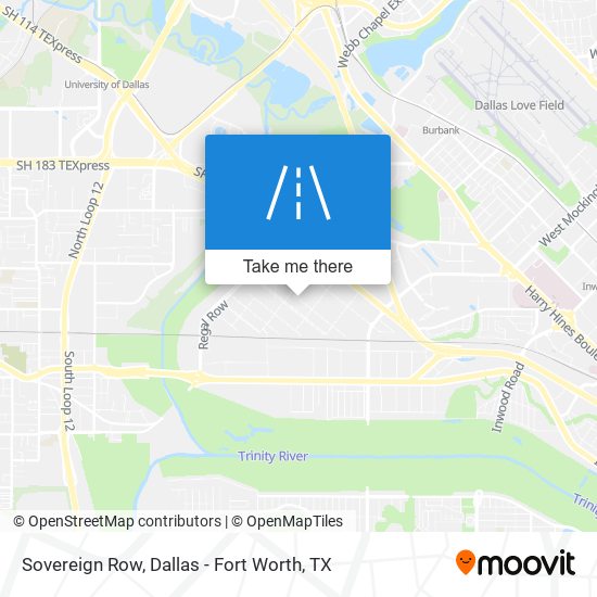 Sovereign Row map