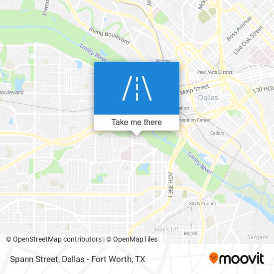Spann Street map