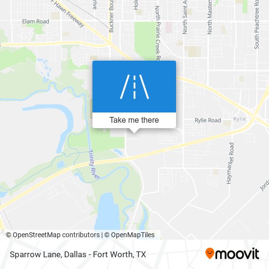 Sparrow Lane map