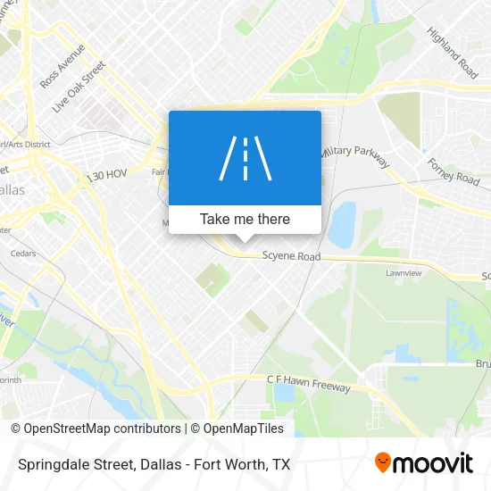Springdale Street map