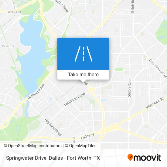 Springwater Drive map