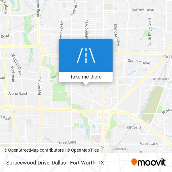 Sprucewood Drive map
