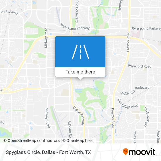 Spyglass Circle map