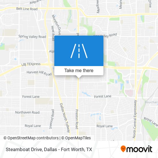 Steamboat Drive map
