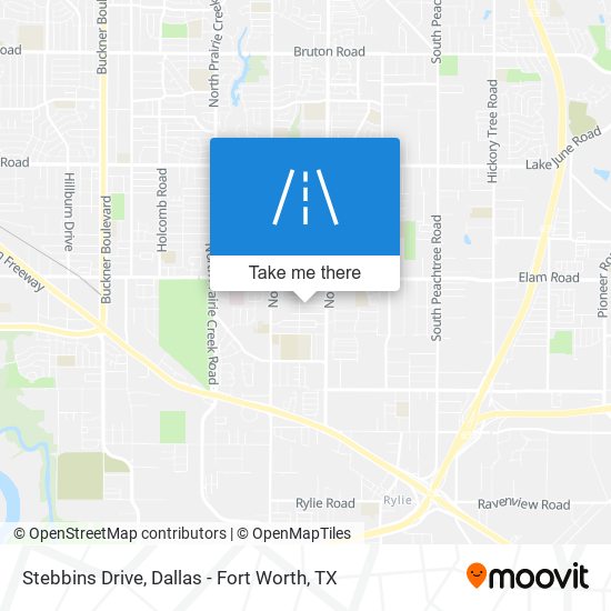 Stebbins Drive map