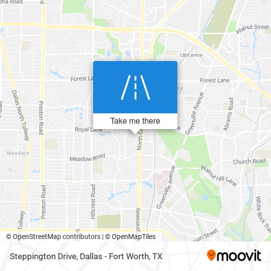Steppington Drive map