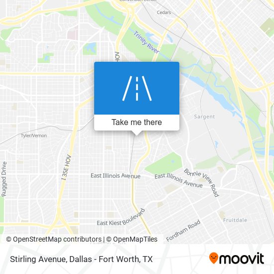Stirling Avenue map