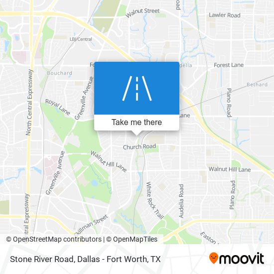 Stone River Road map