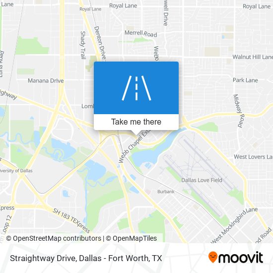 Straightway Drive map