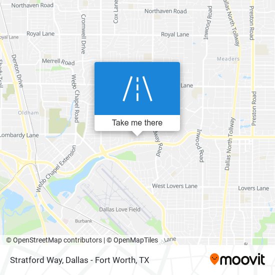 Stratford Way map