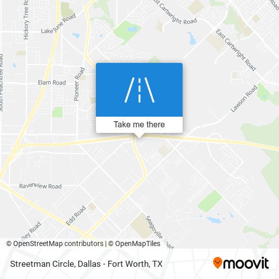 Streetman Circle map