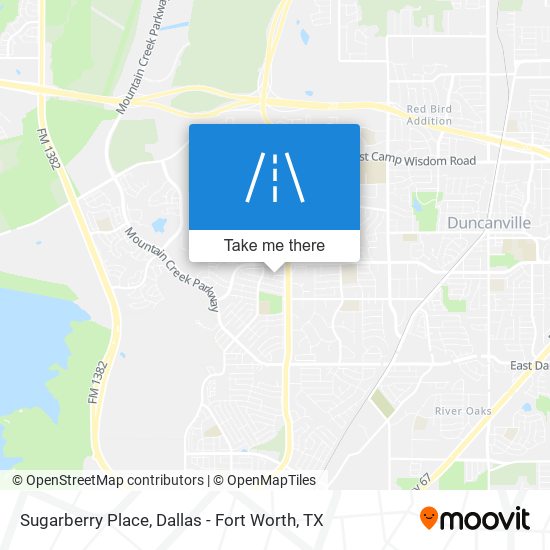 Sugarberry Place map