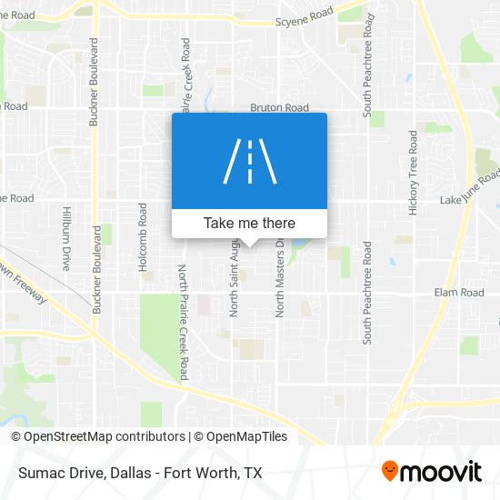 Sumac Drive map
