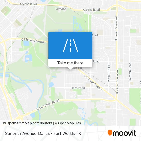Sunbriar Avenue map