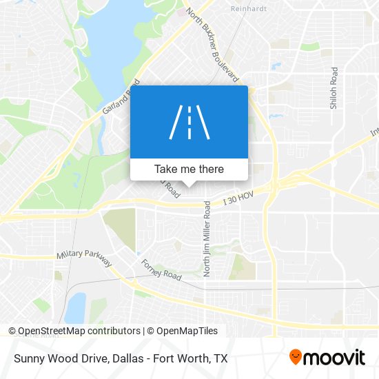 Sunny Wood Drive map