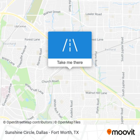 Sunshine Circle map