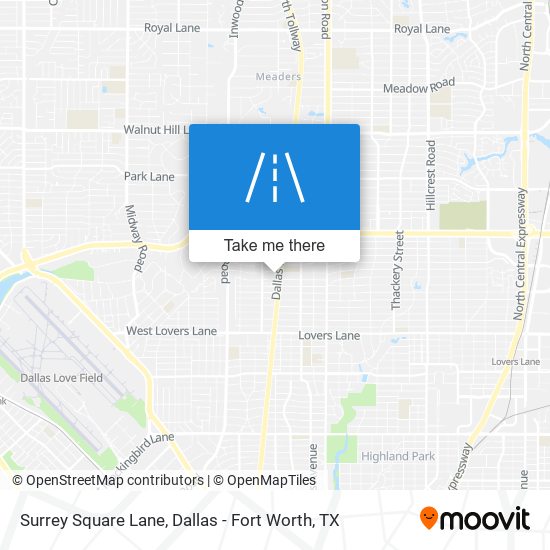 Surrey Square Lane map