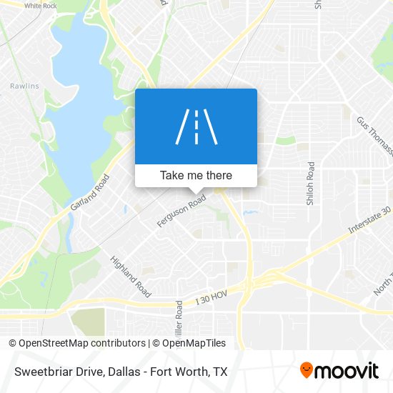 Sweetbriar Drive map