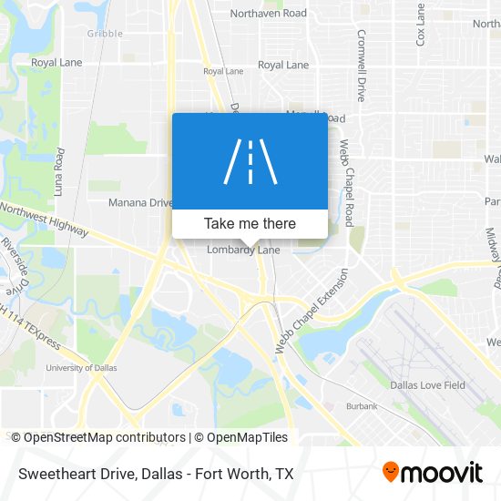 Sweetheart Drive map