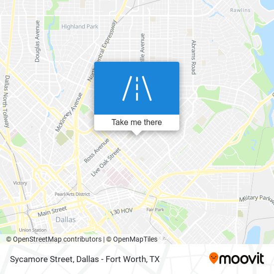 Sycamore Street map