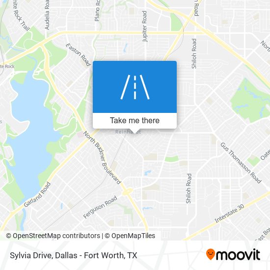 Sylvia Drive map