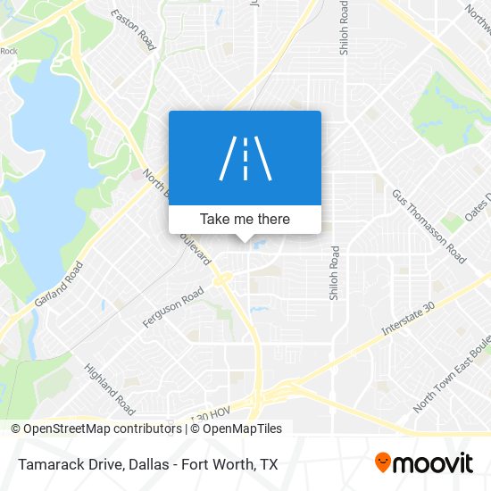 Tamarack Drive map