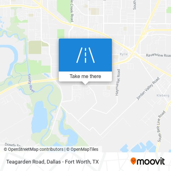 Teagarden Road map