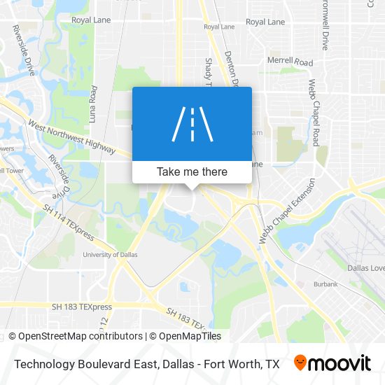 Technology Boulevard East map