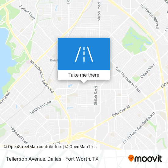 Tellerson Avenue map
