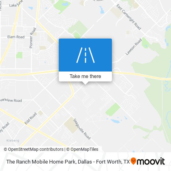 The Ranch Mobile Home Park map