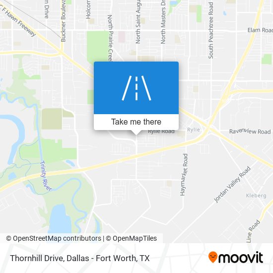 Thornhill Drive map