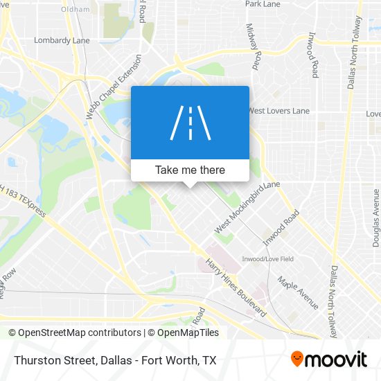 Thurston Street map