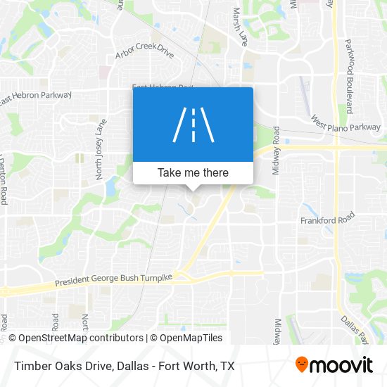 Timber Oaks Drive map